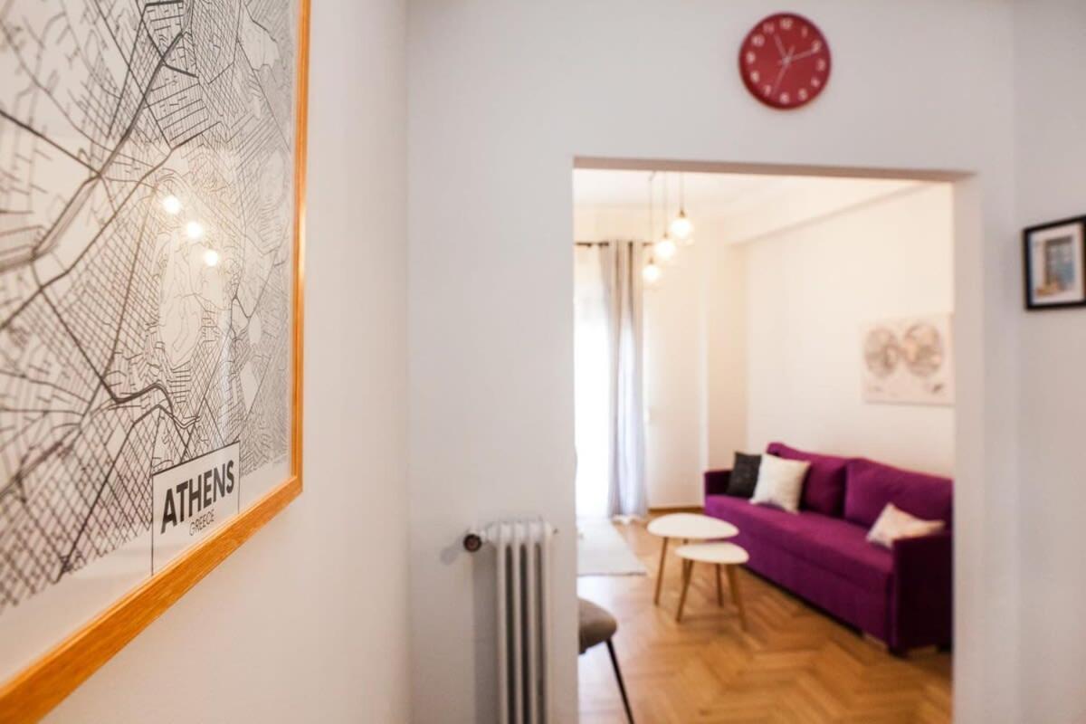 אתונה Contemporary Stylish Apartment Located Near Metaxourgeio Area מראה חיצוני תמונה